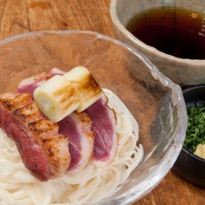 新宿　個室居酒屋　はたごの鴨つけ稲庭うどん