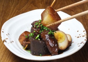 新宿個室居酒屋でご当地おでん第三弾「名古屋おでん」どて煮