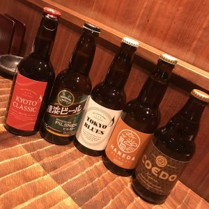 新宿個室居酒屋はたごの夏はクラフトビールがいろいろ入荷！