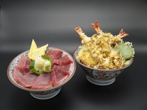 新宿居酒屋職人がこだわりぬいた天ぷら・海鮮丼をランチ