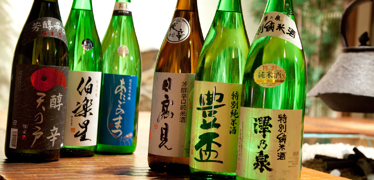 美食に合うこだわりの酒を厳選 日本各地の地酒と本格焼酎