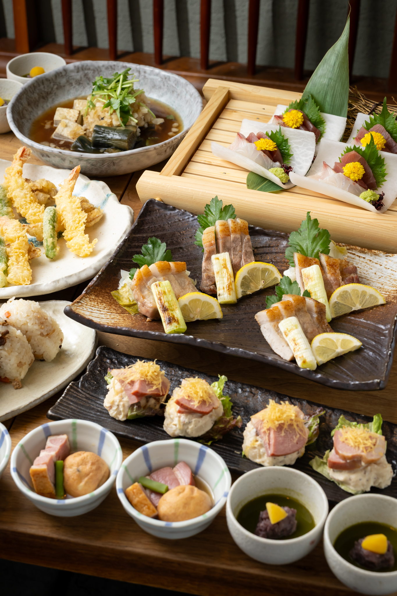 【お手軽】『芋豚・炭火焼きコース』飲み放題付き料理全８品