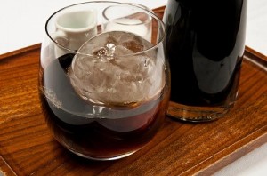Cold brewed iced coffee at Shinjuku Cafe
