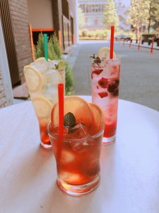 Non-alcoholic cocktails at Shinjuku Cafe