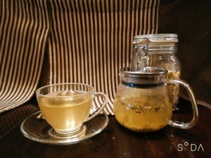 Recommended winter herbal tea @ Shinjuku Cafe