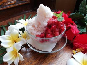 Shaved ice ＠ Shinjuku cafe