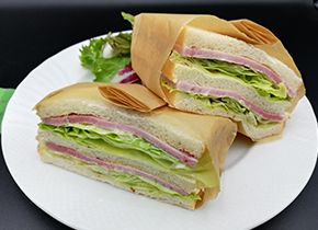 Weekday Lunch Set: Classic Thick Sliced Ham Sandwiches