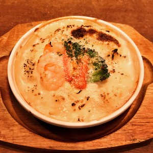 今週の週替りワンプレートランチ クリーミーエビドリア