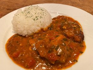 新宿西口カフェラヴォワ 12月限定のバターチキンカレー