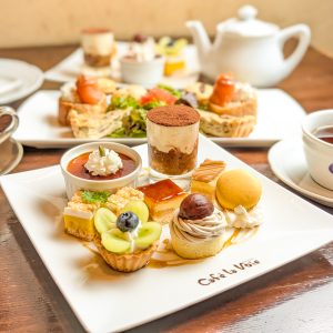 秋のアフタヌーンティ＠新宿カフェ