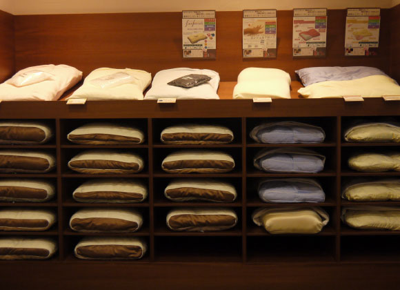 Tokyo Nishikawa Pillow Adviser pillow section