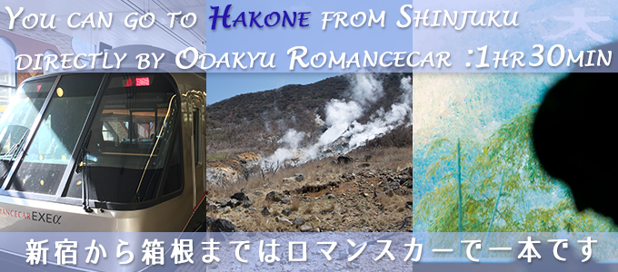 The most simple way to go to the “Hakone”